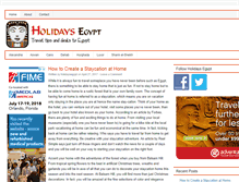 Tablet Screenshot of holidays-egypt.com